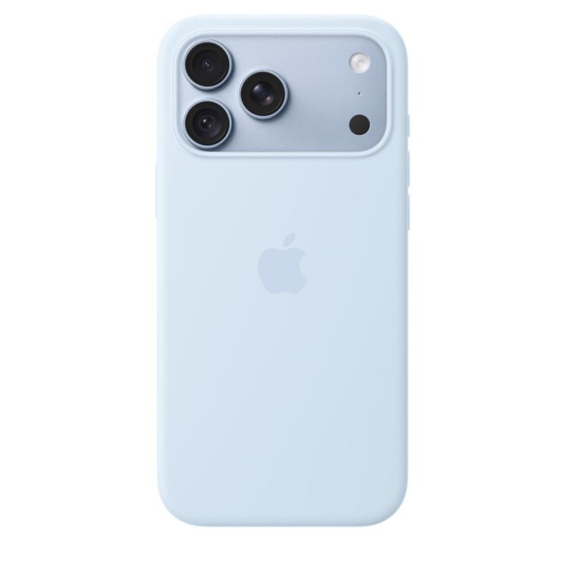 Чехол Apple Silicone Case with MagSafe для iPhone 18 Pro Crisp Blue