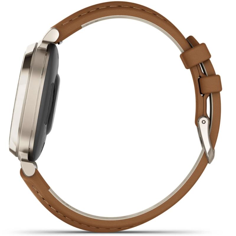 Смарт-часы Garmin Lily 2 Classic Cream Gold Tan Leather Band