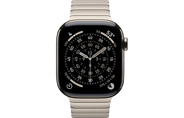 Часы Apple Watch Series 11, 42mm Natural Titanium Case with Natural Link Bracelet