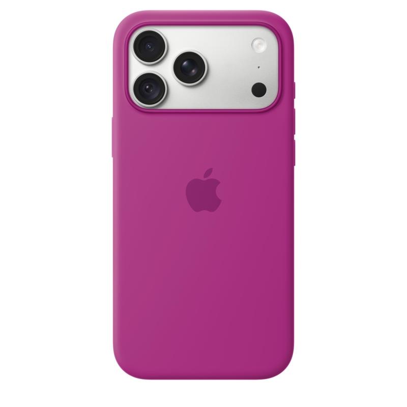Чехол Apple Silicone Case with MagSafe для iPhone 18 Pro Max Magenta