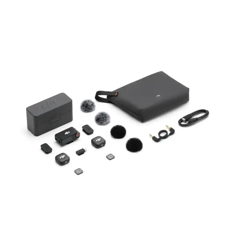 Комплект беспроводных микрофонов DJI Mic 3 (2 TX + 1 RX + Charging Case)