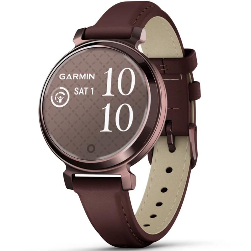 Смарт-часы Garmin Lily 2 Classic Dark Bronze Mulberry Leather Band