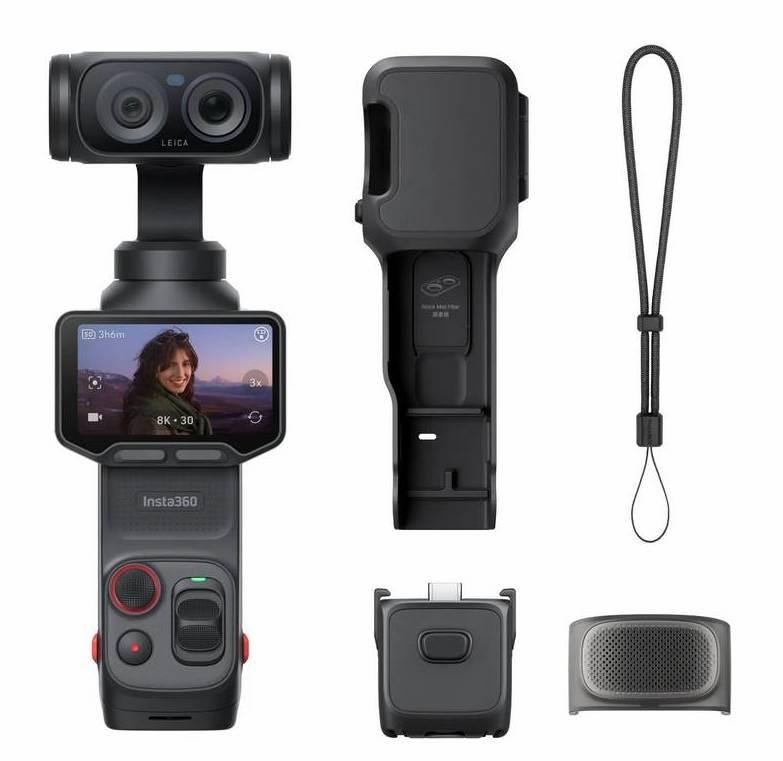 Экшн-камера Insta 360 Luna Ultra Standard Combo, Cosmic Black