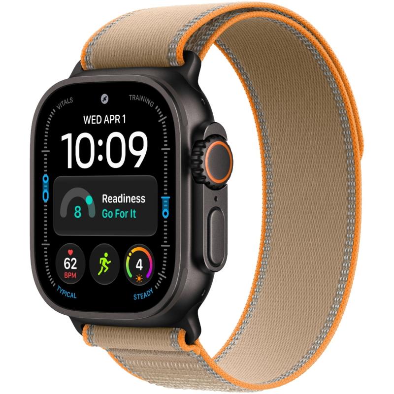 Apple Watch Ultra 4 49 mm Black Titanium Case with Sand Trail Loop S/M