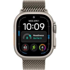 часы Apple Watch Ultra 4 (2026) 49mm Natural Titanium Case with Natural Titanium Milanese Loop, фото №2