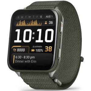 Смарт-часы Garmin Venu X1 Moss with Titanium Caseback and Moss ComfortFit Nylon Band, фото №1