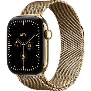 Apple Watch S12 42 mm Radiant Gold Titanium Case with Radiant Gold Milanese Loop, фото №1
