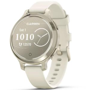 Смарт-часы Garmin Lily 2 Active Lunar Gold/Bone Silicone, фото №1