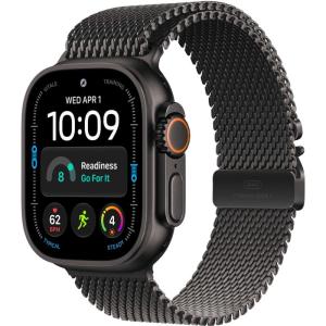 Часы Apple Watch Ultra 4 (2026) 49mm Black Titanium Case with Black Titanium Milanese Loop L, Black, фото №1